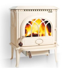Печь-камин Jotul F3 слоновая кость эмаль IVE