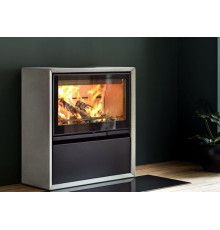 Печь-камин Contura 320A декоративный камень стеклянная дверь